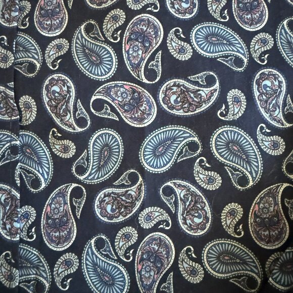 Society of Threads Men's XXL Slim Blue Paisley Long Sleeve Button Down Shirt NWT - Picture 3 of 4